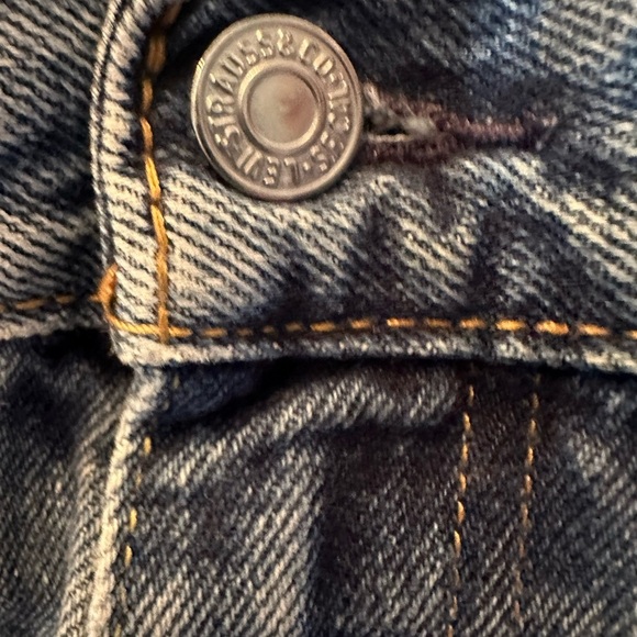 Levi's 550 Relaxed Fit Straight Blue Medium Wash Denim Jeans Mens Sz 44x32 - Picture 5 of 8